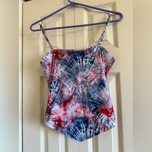 Tie die tank top